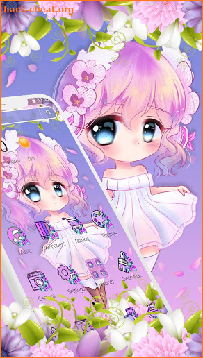 Cute Princess Kawaii Girl Theme💃 screenshot
