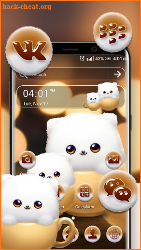 Cute Puffy Theme Launcher screenshot
