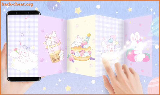 Cute Rabbit Live Wallpapers screenshot