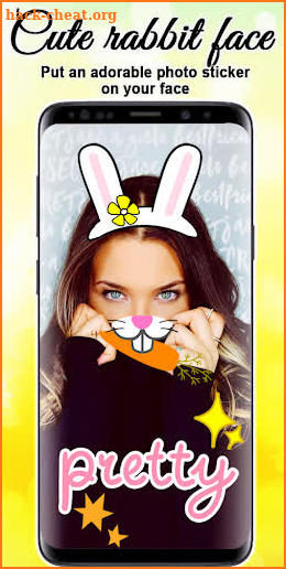 Cute Rabbit Photo Editor screenshot