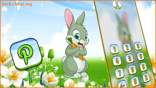 Cute Rabbit Theme screenshot