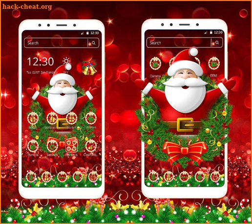 Cute Santa Christmas Launcher Theme 🎄🎅 screenshot