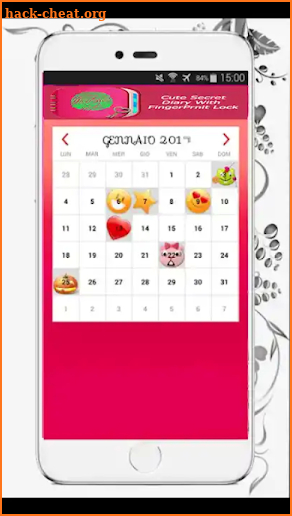 Cute Secret Diary With Fingerprint Lock screenshot