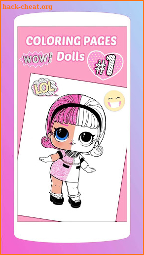 Cute Surprise Dolls Coloring Book Lol screenshot