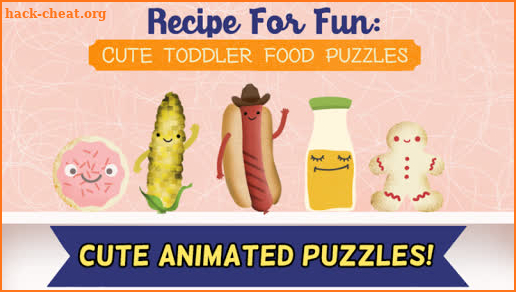 Cute Toddler Fun Food Puzzles screenshot