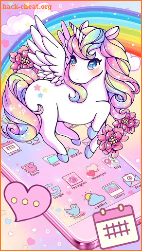 Cute Unicorn Themes HD Wallpapers screenshot