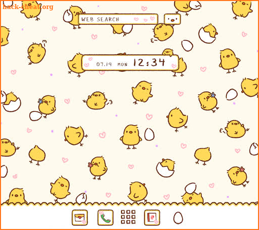 Cute Wallpaper Chick Paradise Theme screenshot