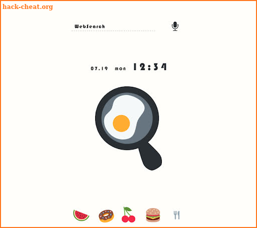Cute Wallpaper Food Icon Theme screenshot