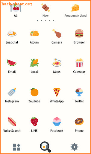 Cute Wallpaper Food Icon Theme screenshot