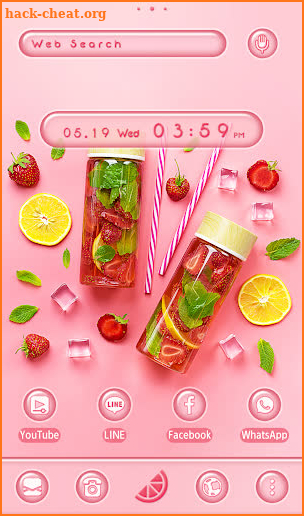 Cute Wallpaper Fruit Tea Theme screenshot