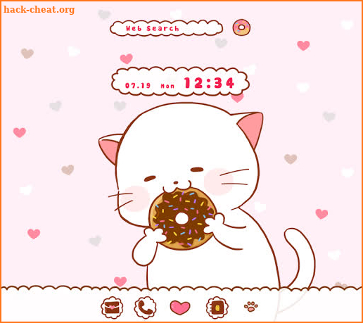 Cute Wallpaper Furry Cat Theme screenshot