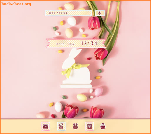 Cute Wallpaper Girly Easter Theme screenshot
