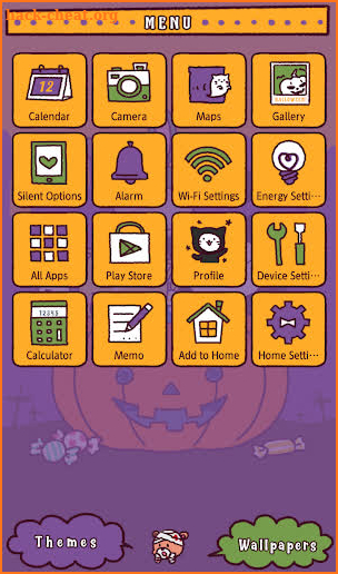 Cute Wallpaper Halloween Friends Theme screenshot