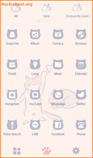 Cute Wallpaper Kitty Doodles Theme screenshot
