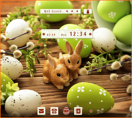 Cute Wallpaper Natural Easter Theme screenshot