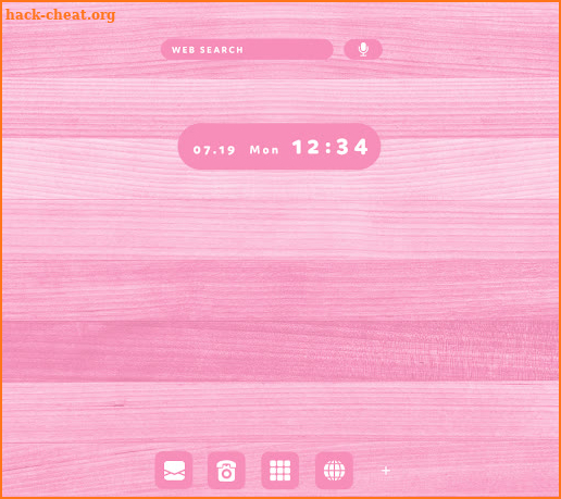 Cute Wallpaper Pink Wood Grain Theme screenshot