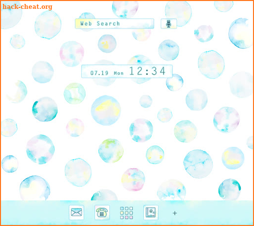 Cute Wallpaper Soap Bubbles Theme screenshot