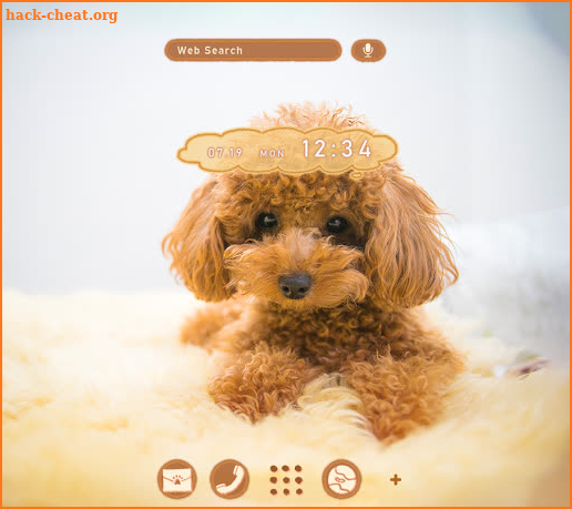 Cute Wallpaper Toy Poodle Puppy Theme screenshot