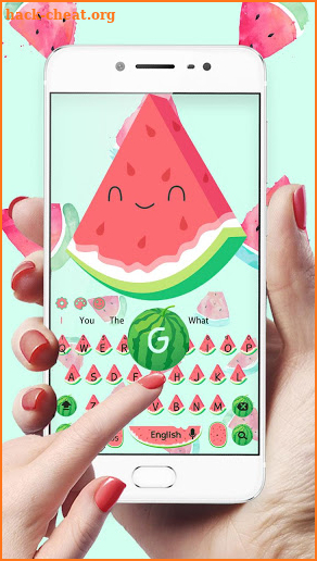 Cute Watermelon keyboard screenshot