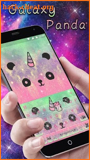Cuteness Panda Keyboard Theme -  Cute Emojis,Gifs screenshot