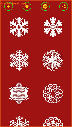 Cutting Snowflake From Paper screenshot