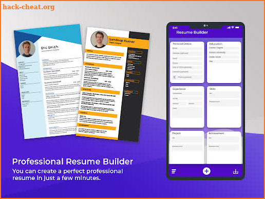 CV Maker: Resume Builder PDF screenshot