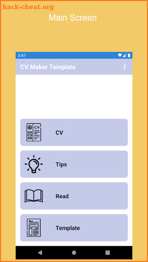 CV Maker Template screenshot