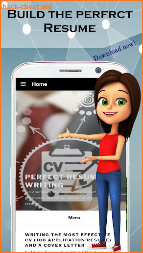 CV writing course - resume builder & cover letter screenshot