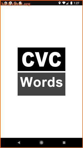 CVC Words List screenshot