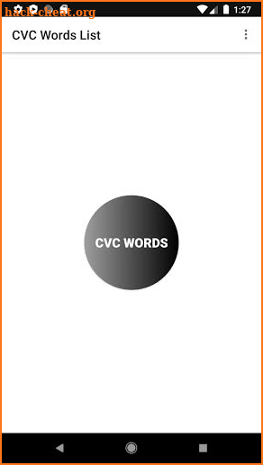 CVC Words List screenshot