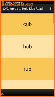 CVC Words to Help Kids Read screenshot