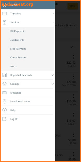 CVCB Mobile Banking screenshot