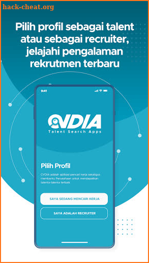 CVDIA - Talent Search Apps screenshot