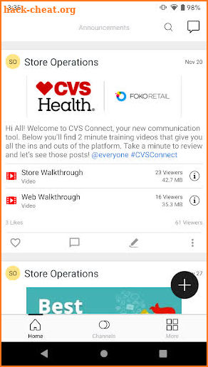 CVS myChat screenshot