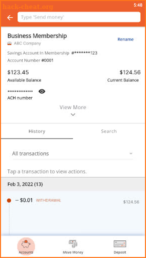 CW Mobile Banking screenshot