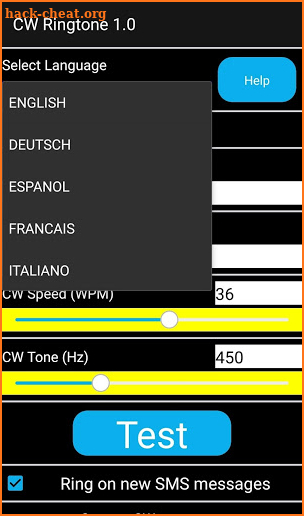 CW Ringtone (Morse Code generator) screenshot