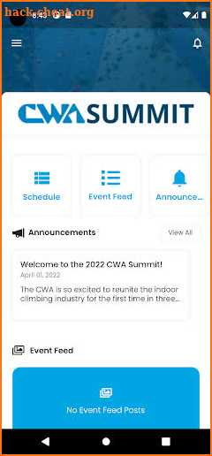 CWA Summit screenshot