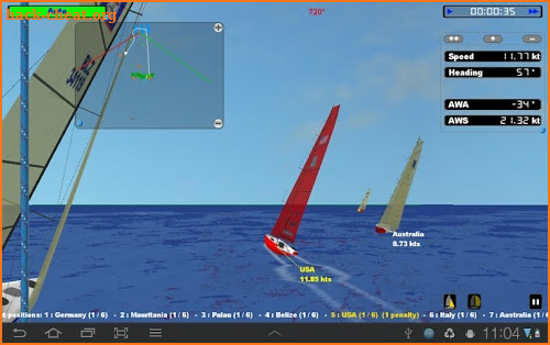 cWind Sailing Simulator screenshot