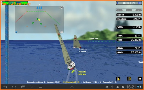 cWind Sailing Simulator screenshot
