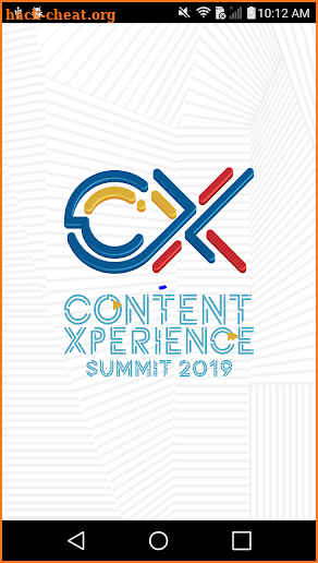 CX Summit 2019 screenshot