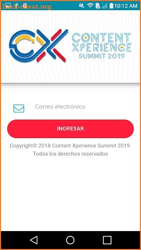 CX Summit 2019 screenshot
