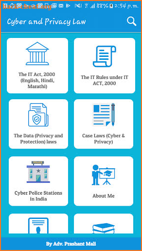 Cyber and Privacy Law screenshot