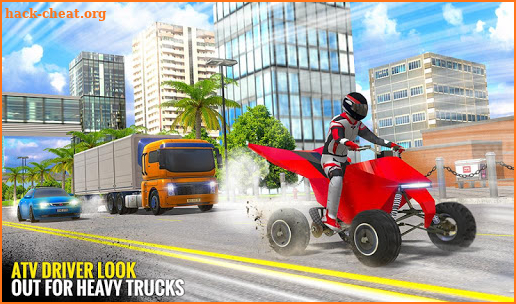 Cyber ATV Quad Bike Racing: Traffic Racing Games screenshot