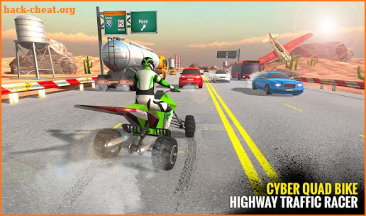 Cyber ATV Quad Bike Racing: Traffic Racing Games screenshot
