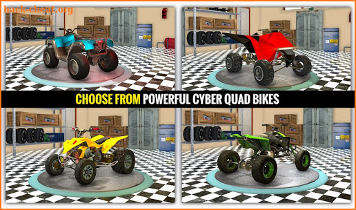 Cyber ATV Quad Bike Racing: Traffic Racing Games screenshot