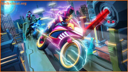 Cyber Bike Racing - Light Bike Stunt Racing Games screenshot