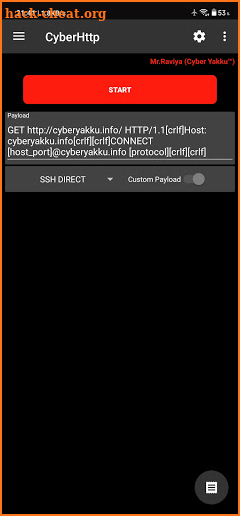 Cyber Http - Custom Header Injector VPN screenshot