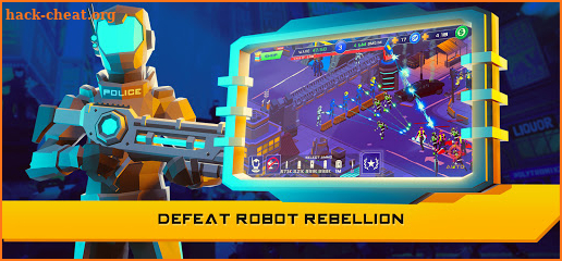 Cyber Robot Defense - Idle Tycoon screenshot