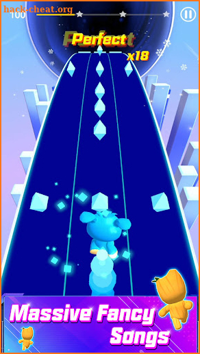 Cyber Rolling Music Ball Game screenshot