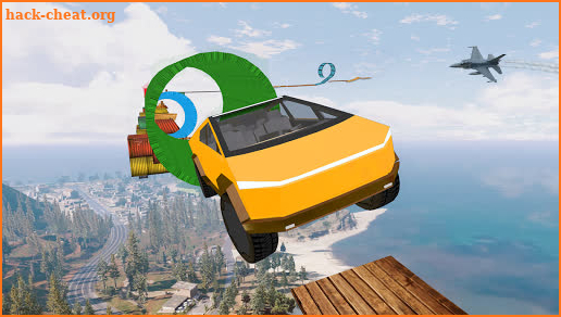 Cyber Truck Simulator: Stunt Racing Game screenshot